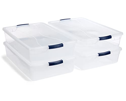Rubbermaid Cleverstore Clear 41 Qt/10.25 Gal Containers