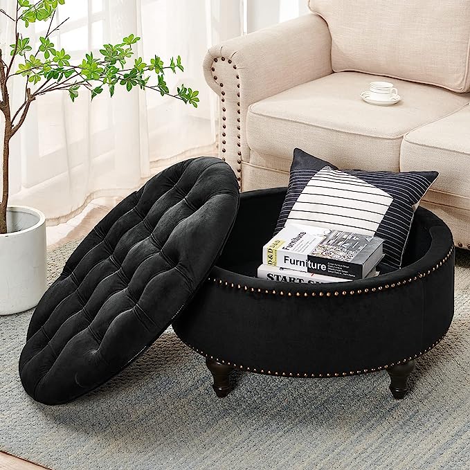 Put Your Feet up With the 10 Best Round Storage Ottoman | Storables