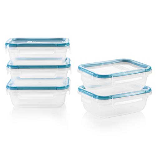 10-Piece Meal Prep Containers with Locking Lids