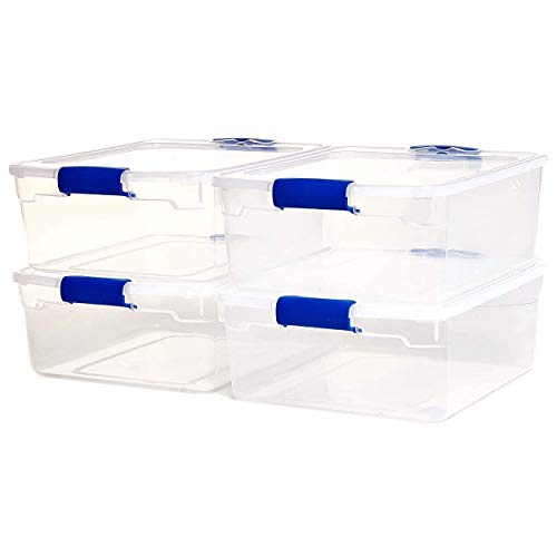 HOMZ Multipurpose Storage Containers (4 Pack)