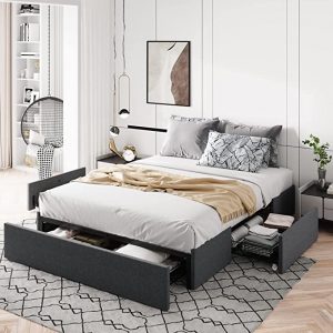 5 Best Queen Beds with Storage Drawers