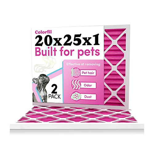Colorfil 20x25x1 Air Filter | Pet-Friendly Odor Eliminator