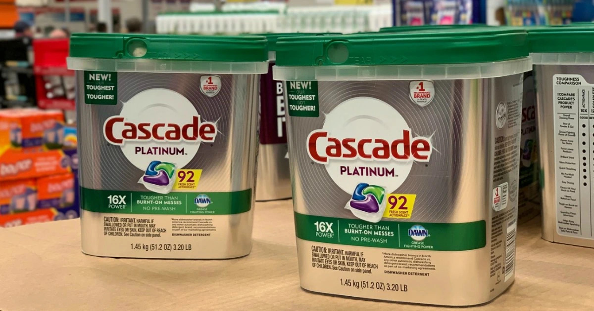 8 Amazing Cascade Actionpacs Dishwasher Detergent for 2024