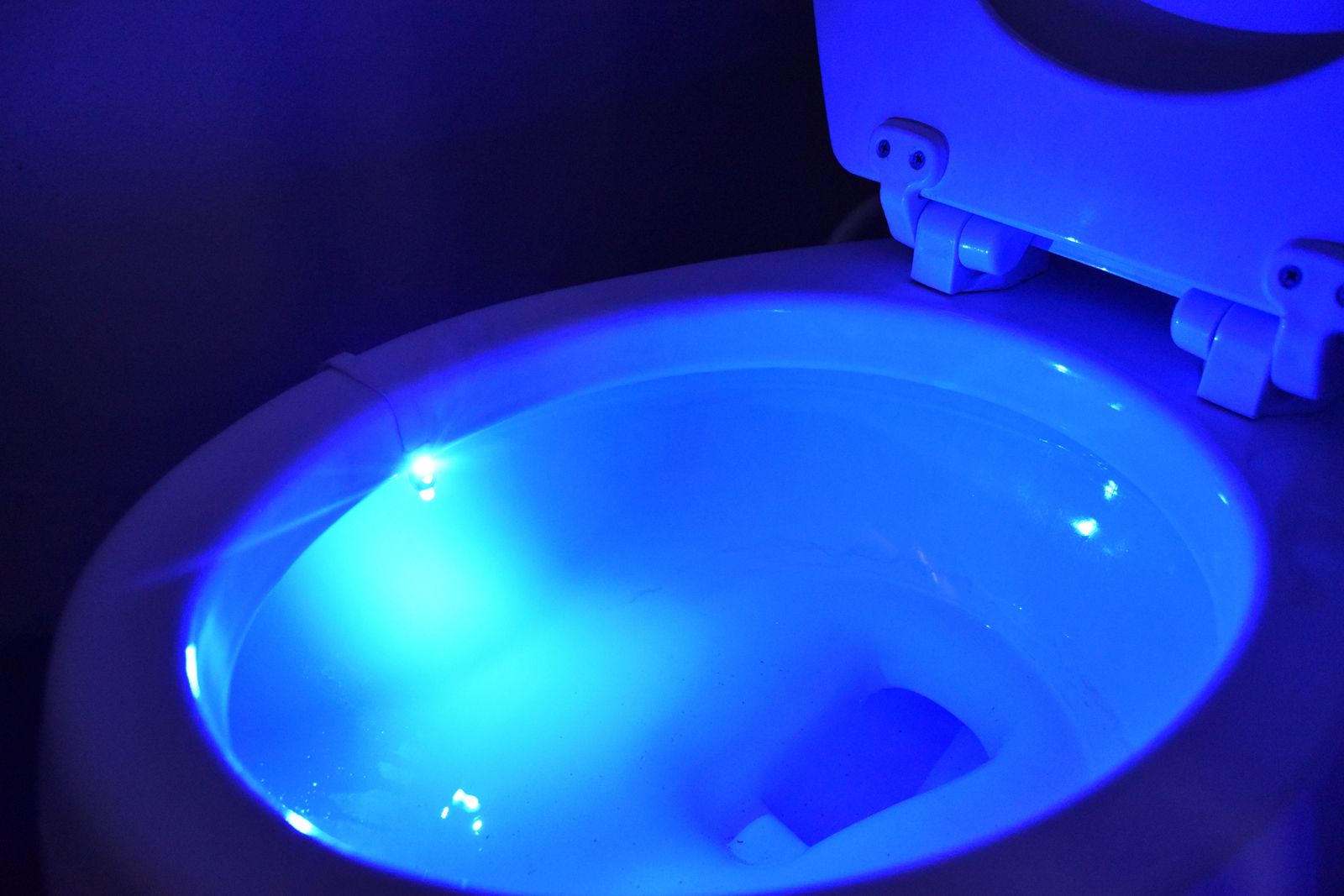 Chunace Toilet Night Lights 4 Pack - Motion Sensor Activated LED Bowl Lamp  for Bathroom Illumination…See more Chunace Toilet Night Lights 4 Pack 