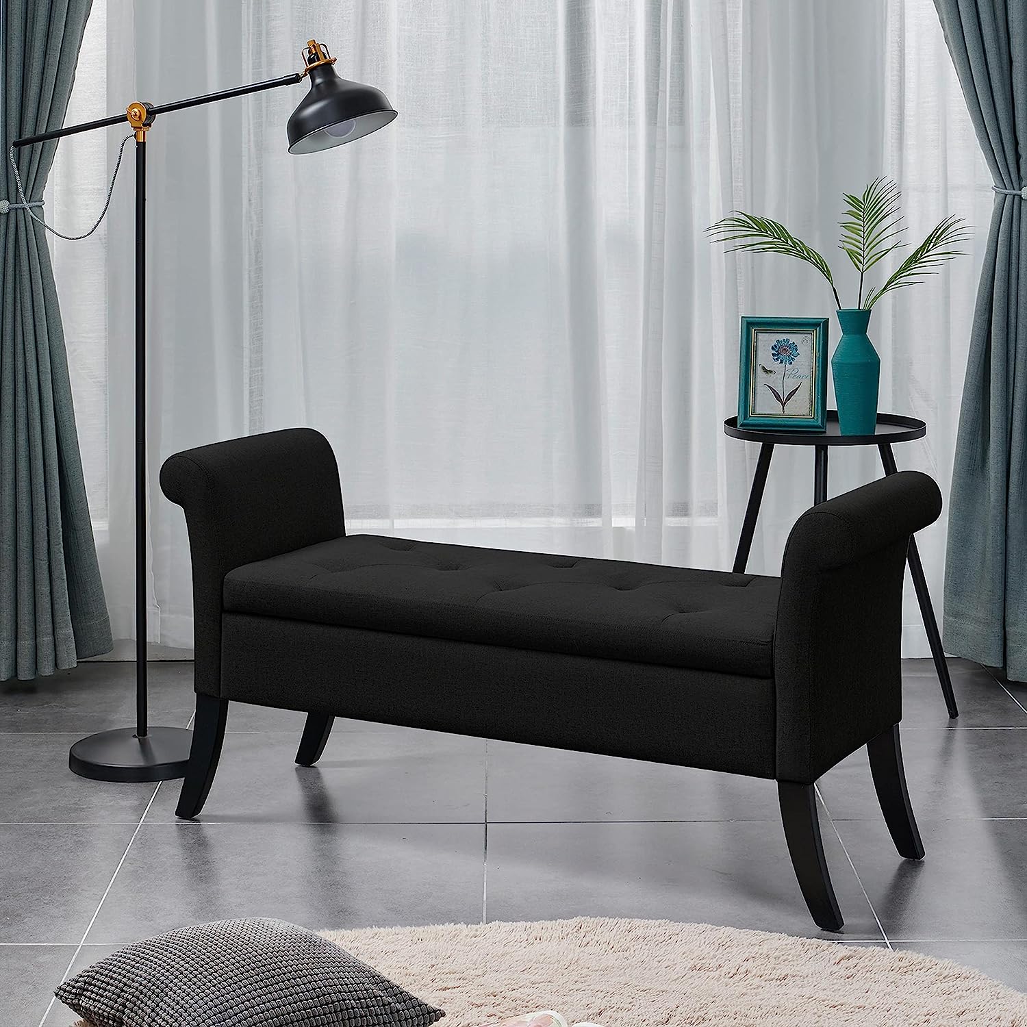 Large Ottoman With Storage For Living Room