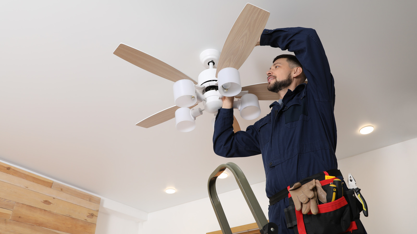 How to install a ceiling fan with only two wires