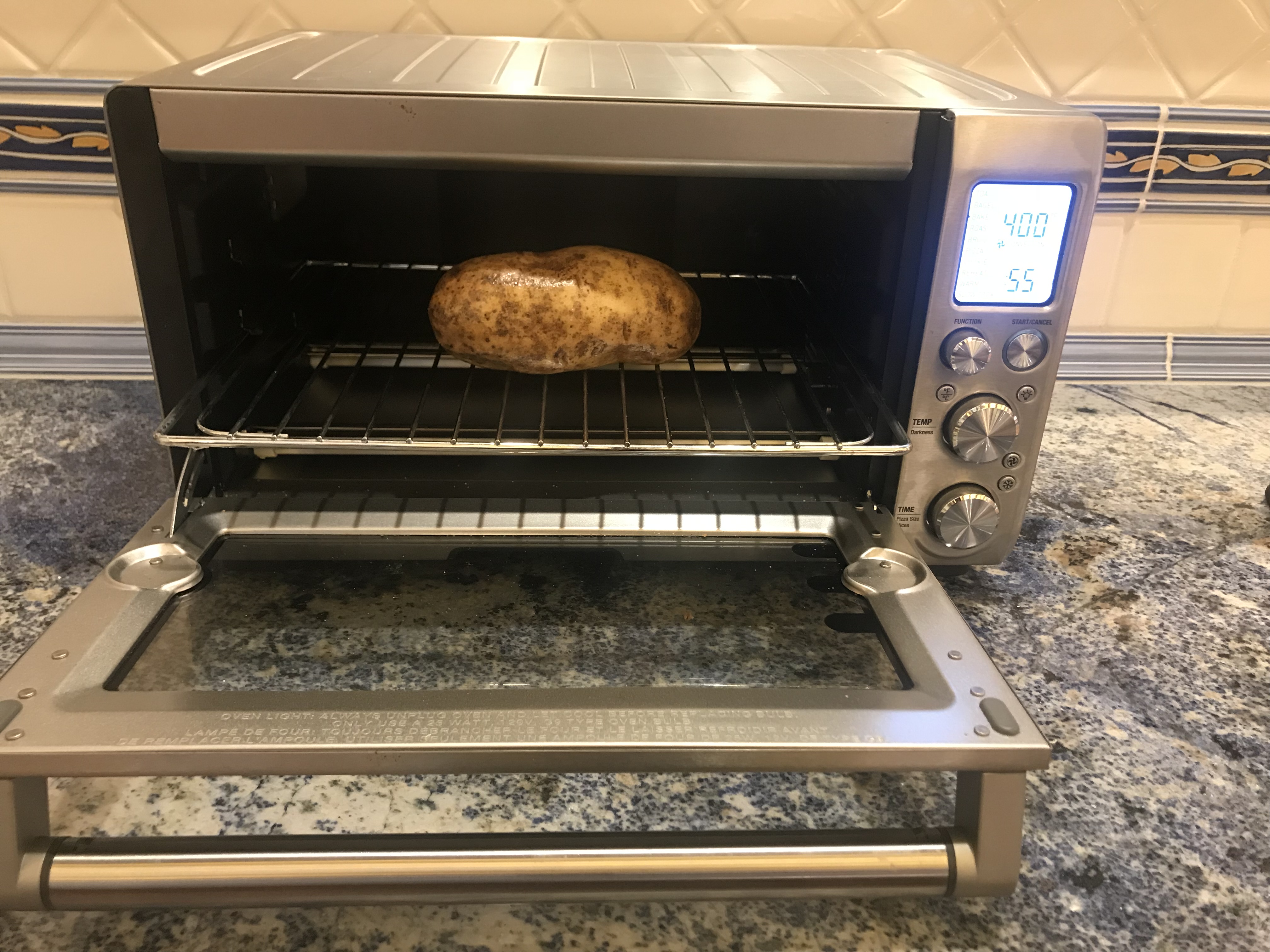 How Long To Cook Potato In Toaster Oven