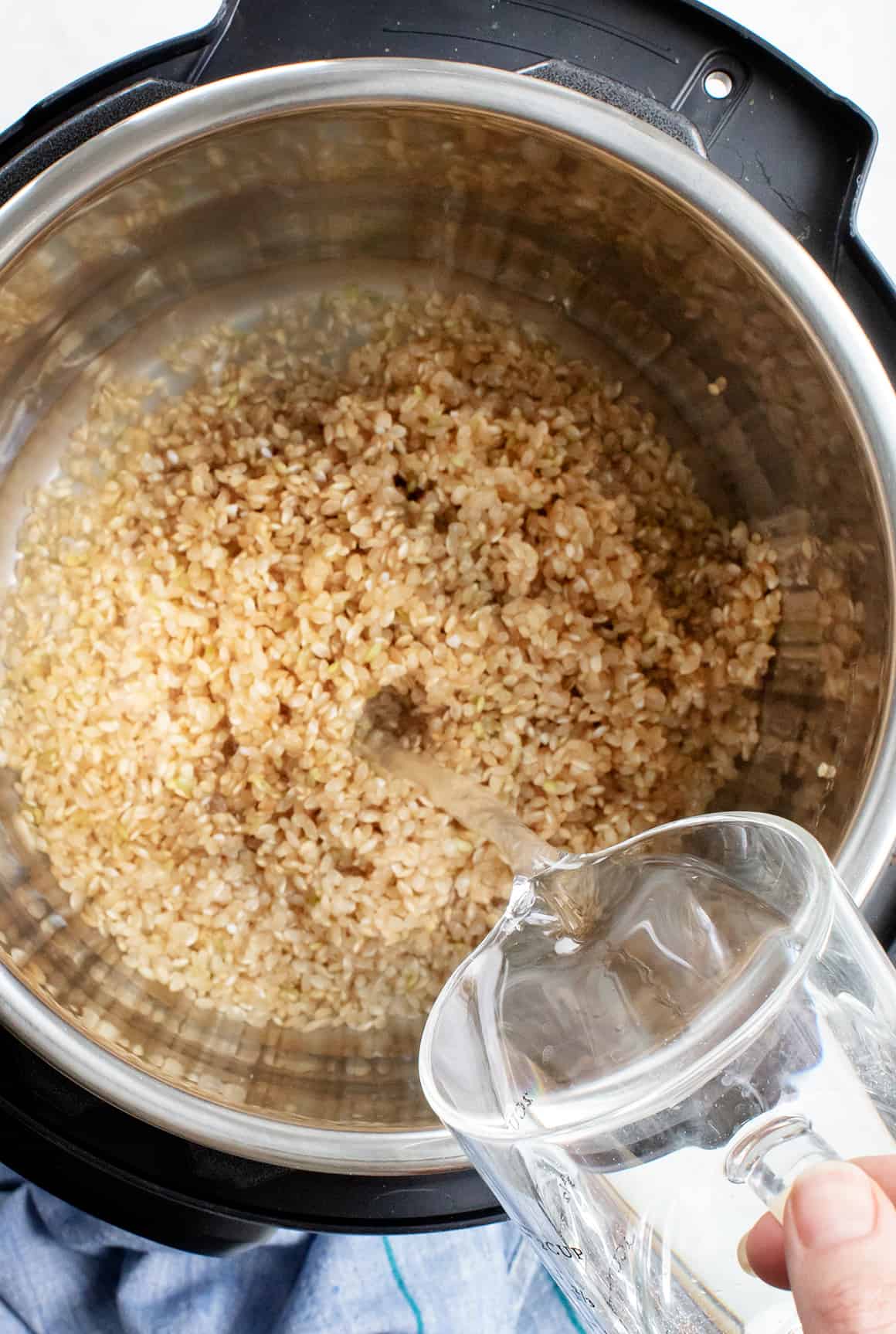How Much Water To Use For Cooking Brown Rice In Electric Pressure Cooker