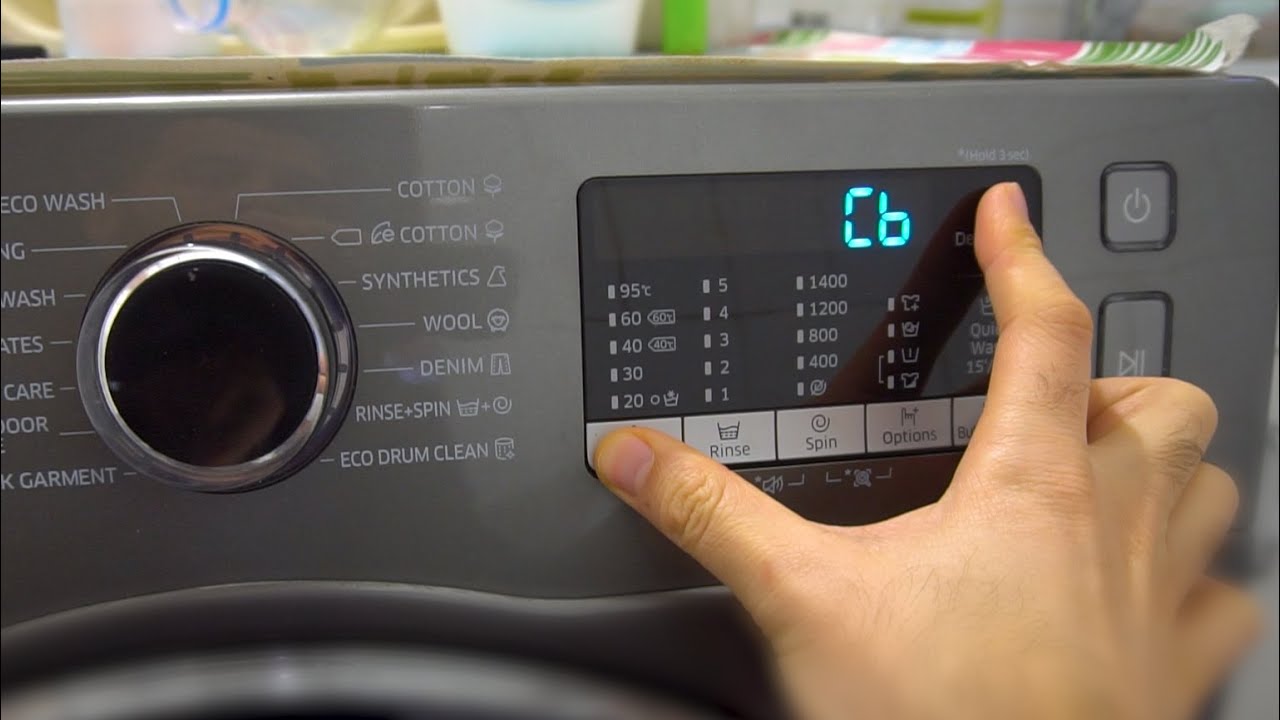 How To Calibrate A Samsung Washer