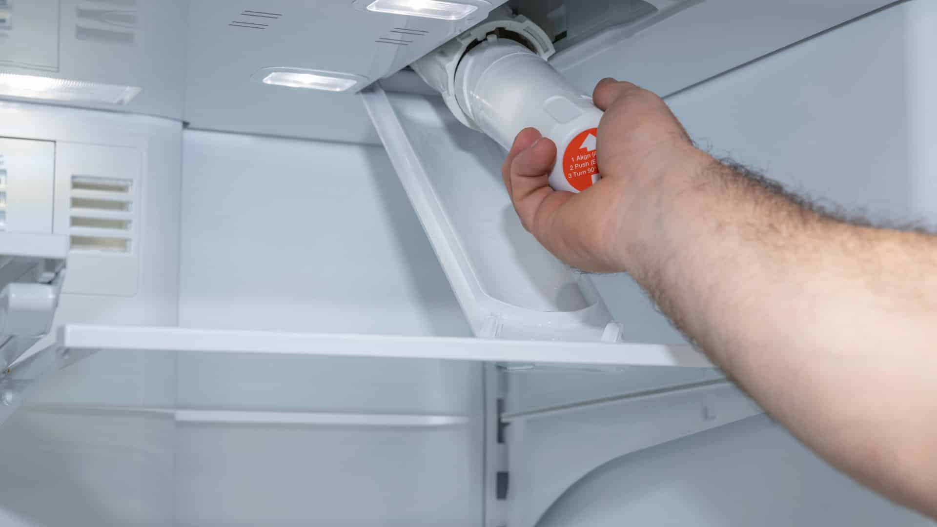 Replace the water filter in your Samsung refrigerator