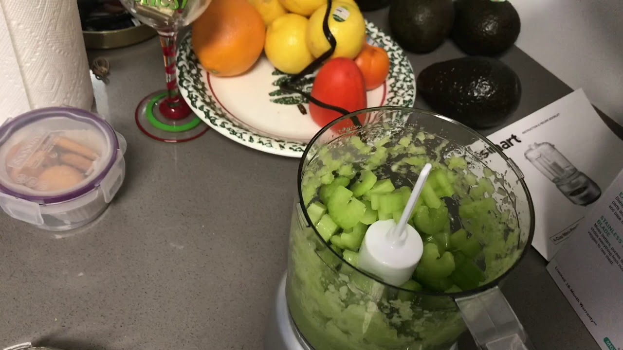 How To Chop Celery In Food Processor