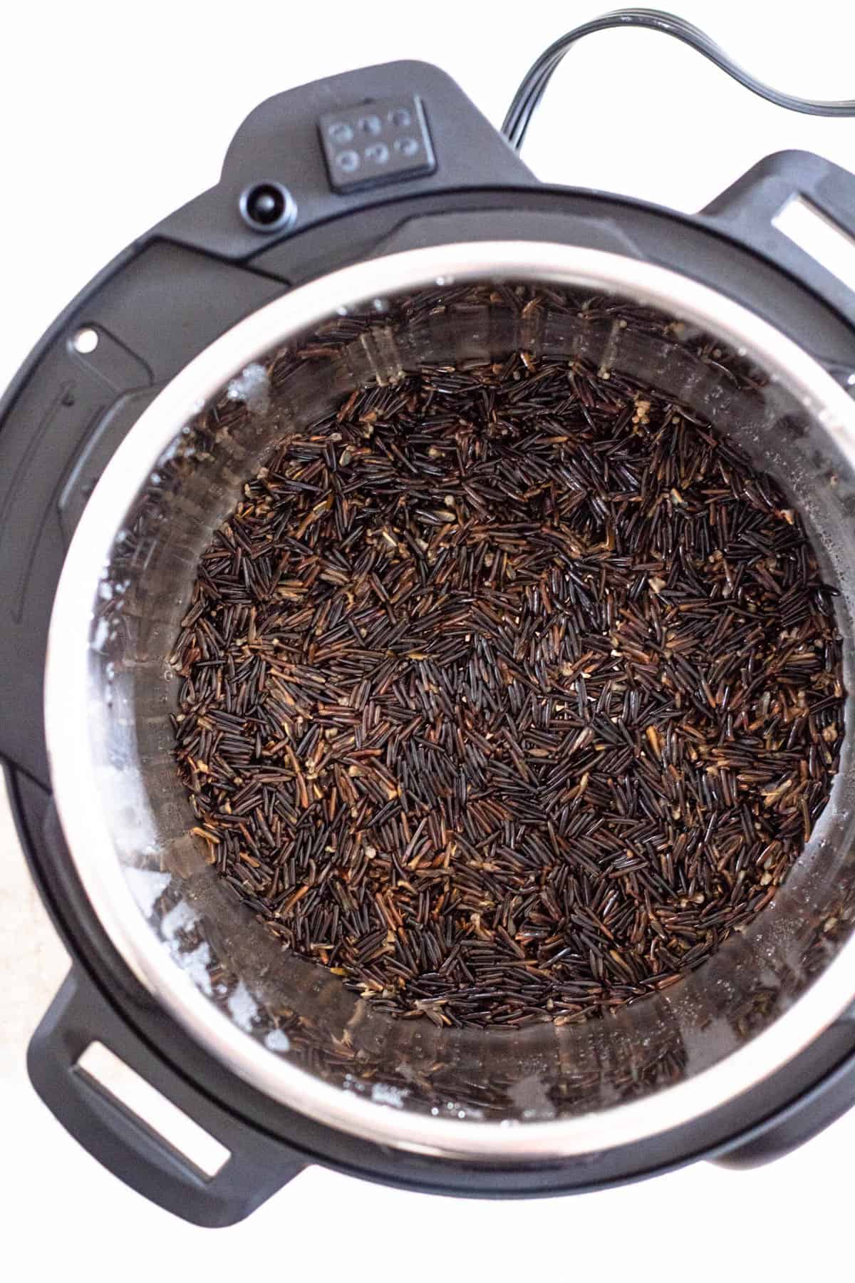 Instant Pot Wild Rice (Pressure Cooker Wild Rice) No Soaking Necessary