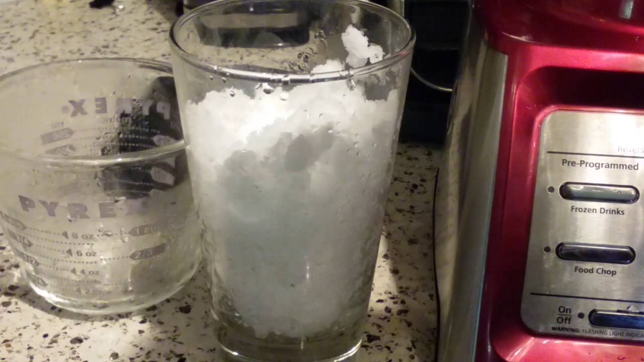 How To Crush Ice With A Blender