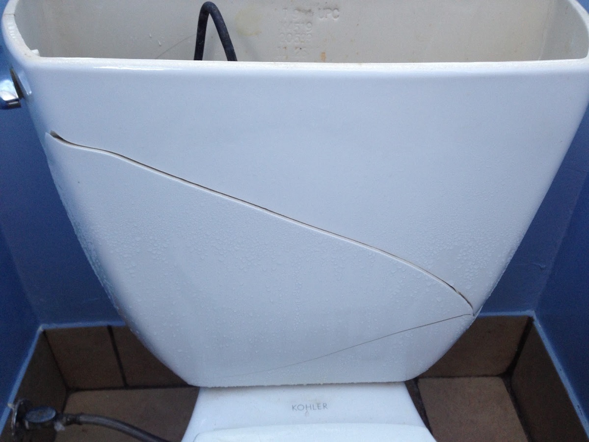 How To Fix A Cracked Toilet Tank