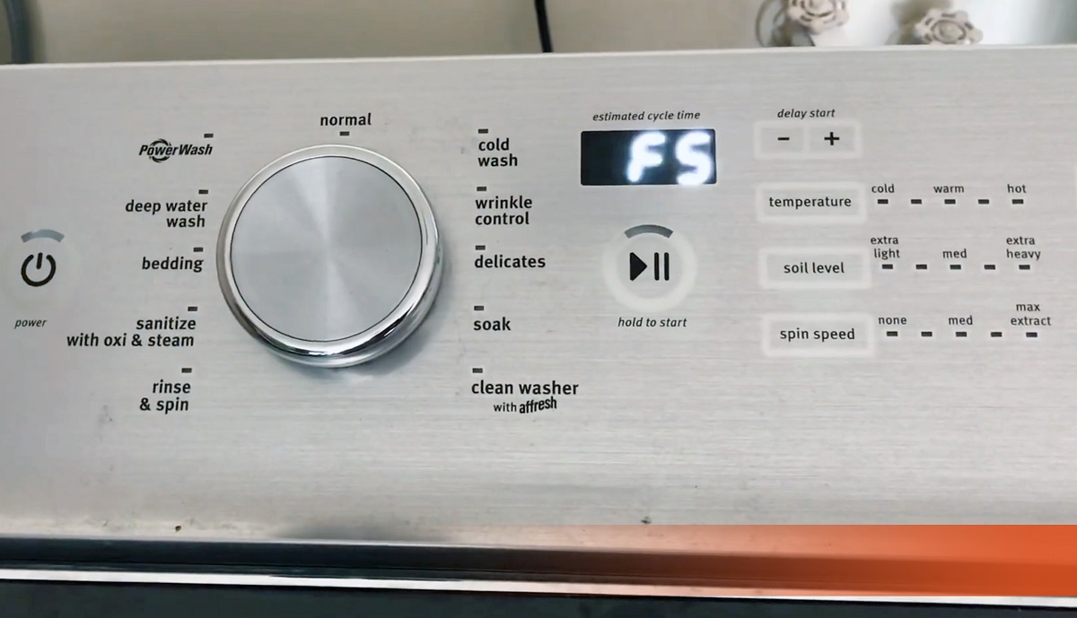 f5 on whirlpool washer