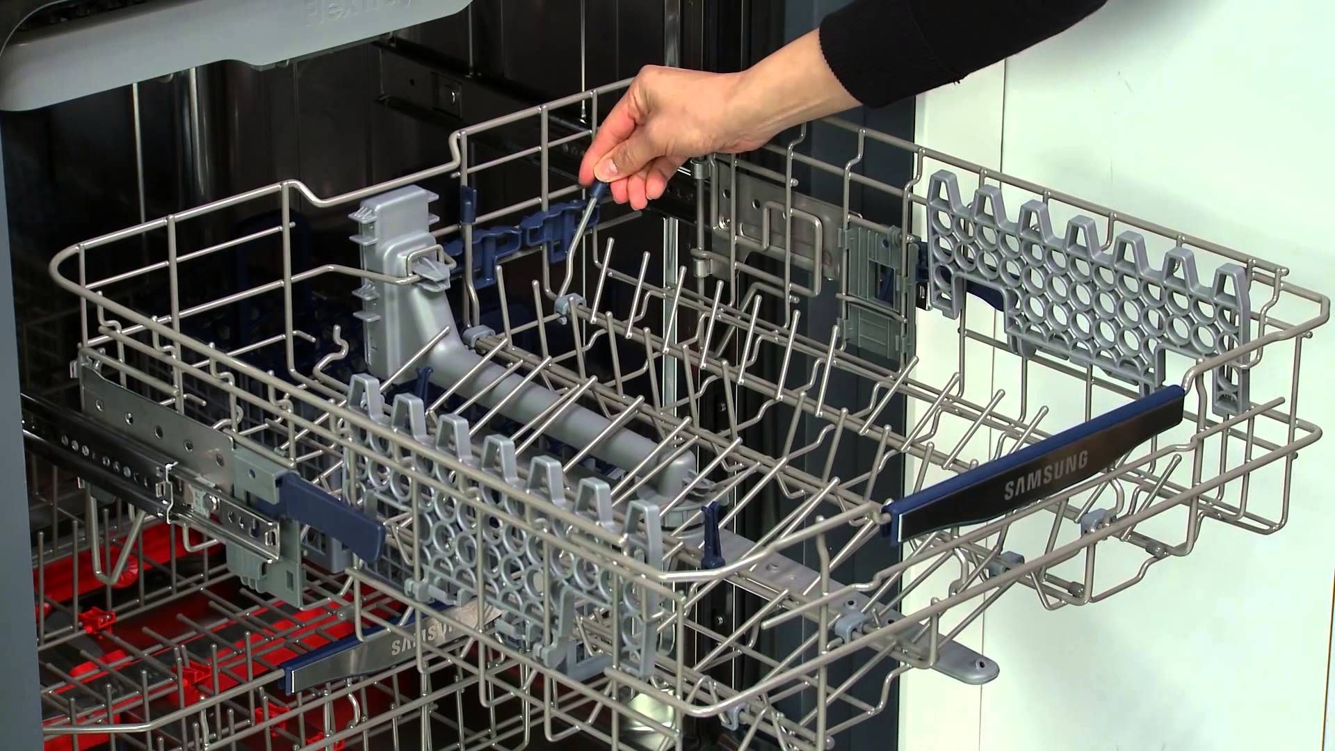 Securing samsung best sale dishwasher to cabinet