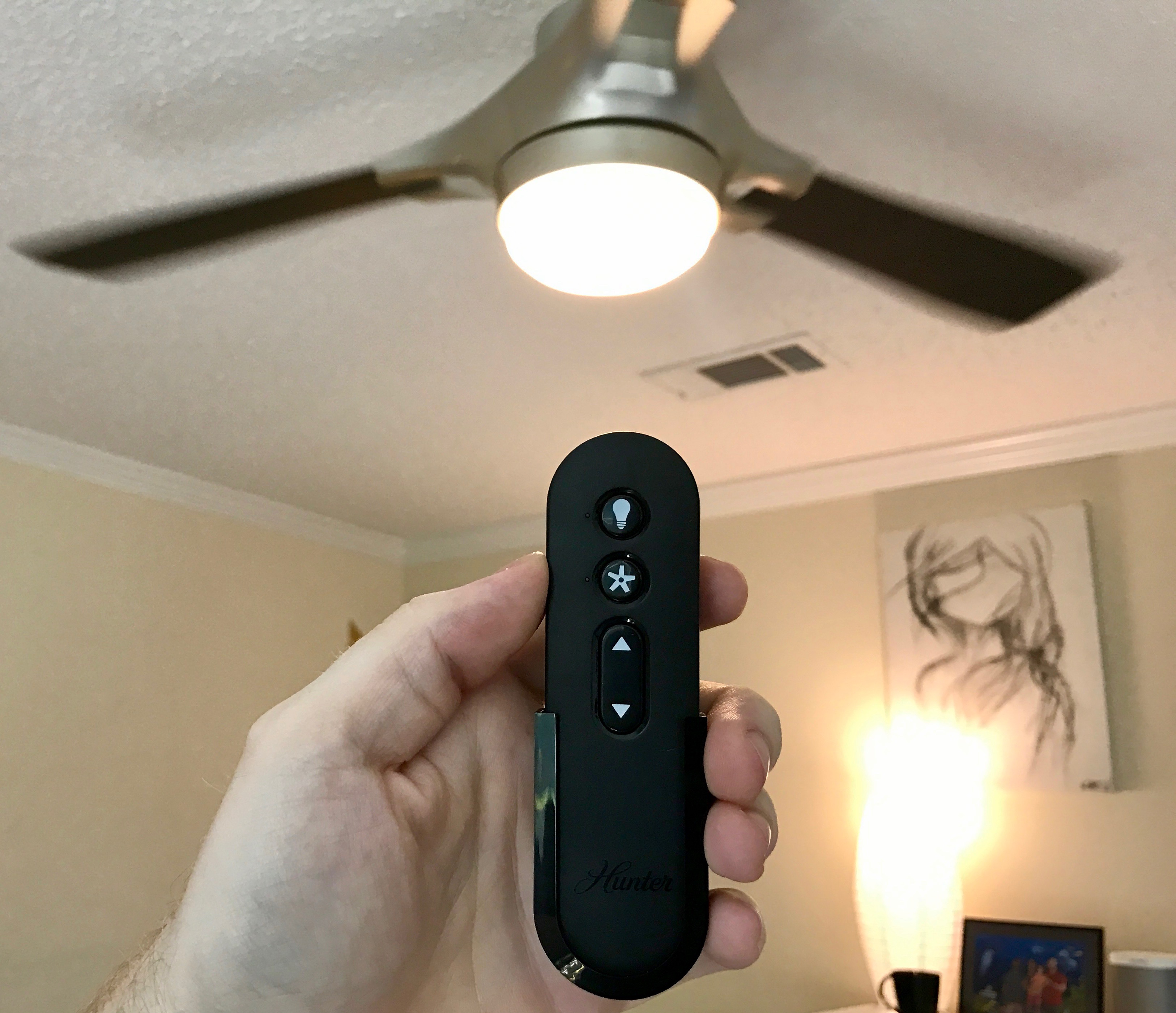 Install Hunter Ceiling Fan With Remote