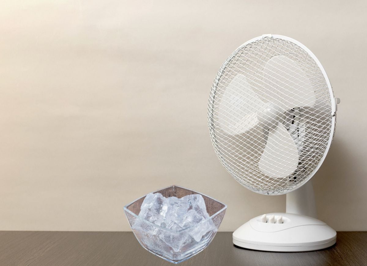 How To Make A Fan Blow Cold Air
