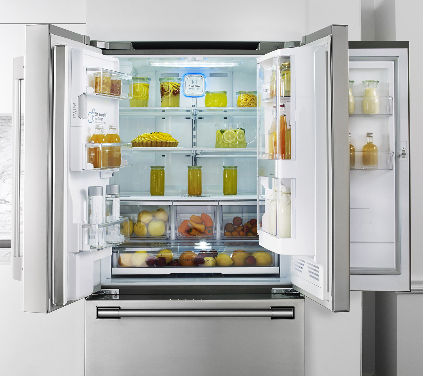 How To Organize French Door Refrigerator