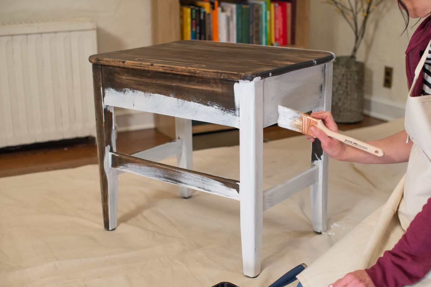 How To Paint Wood Furniture White