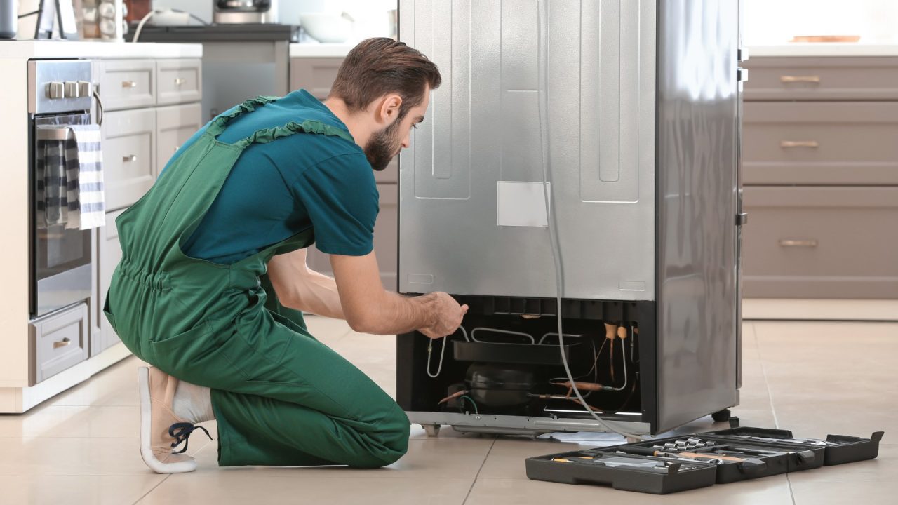 old freezer removal