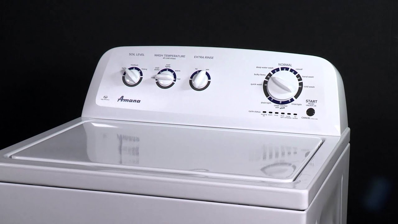 Amana Washer Reset  