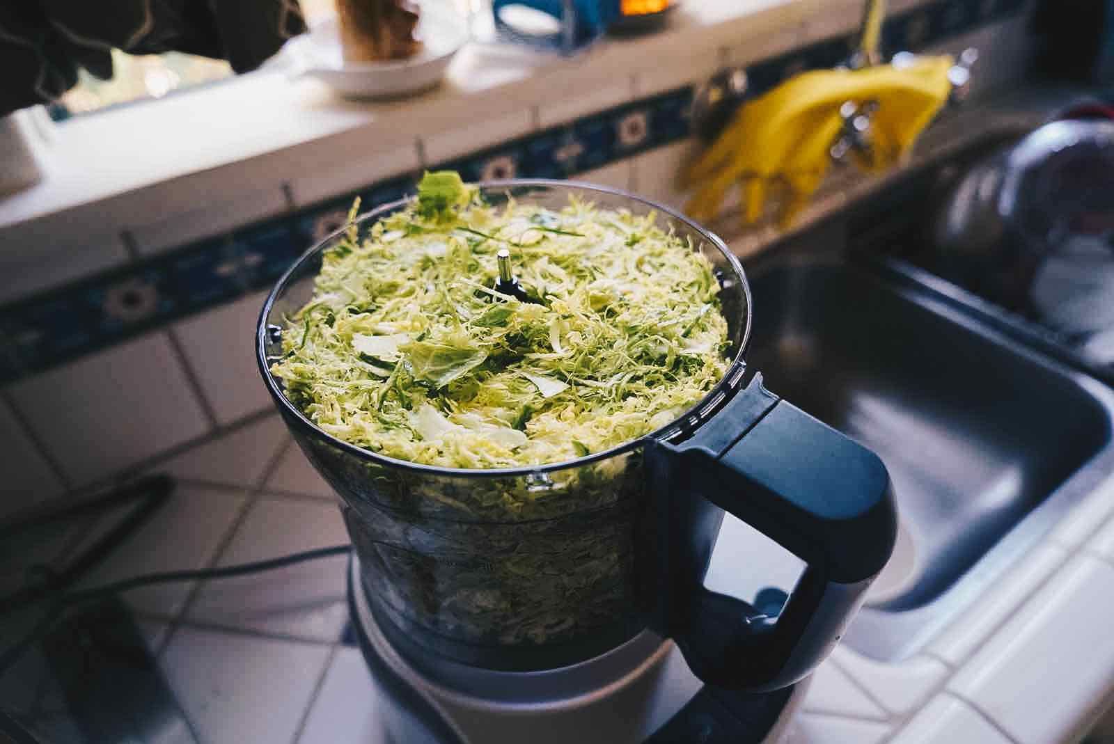 How To Shred Brussel Sprouts In A Food Processor
