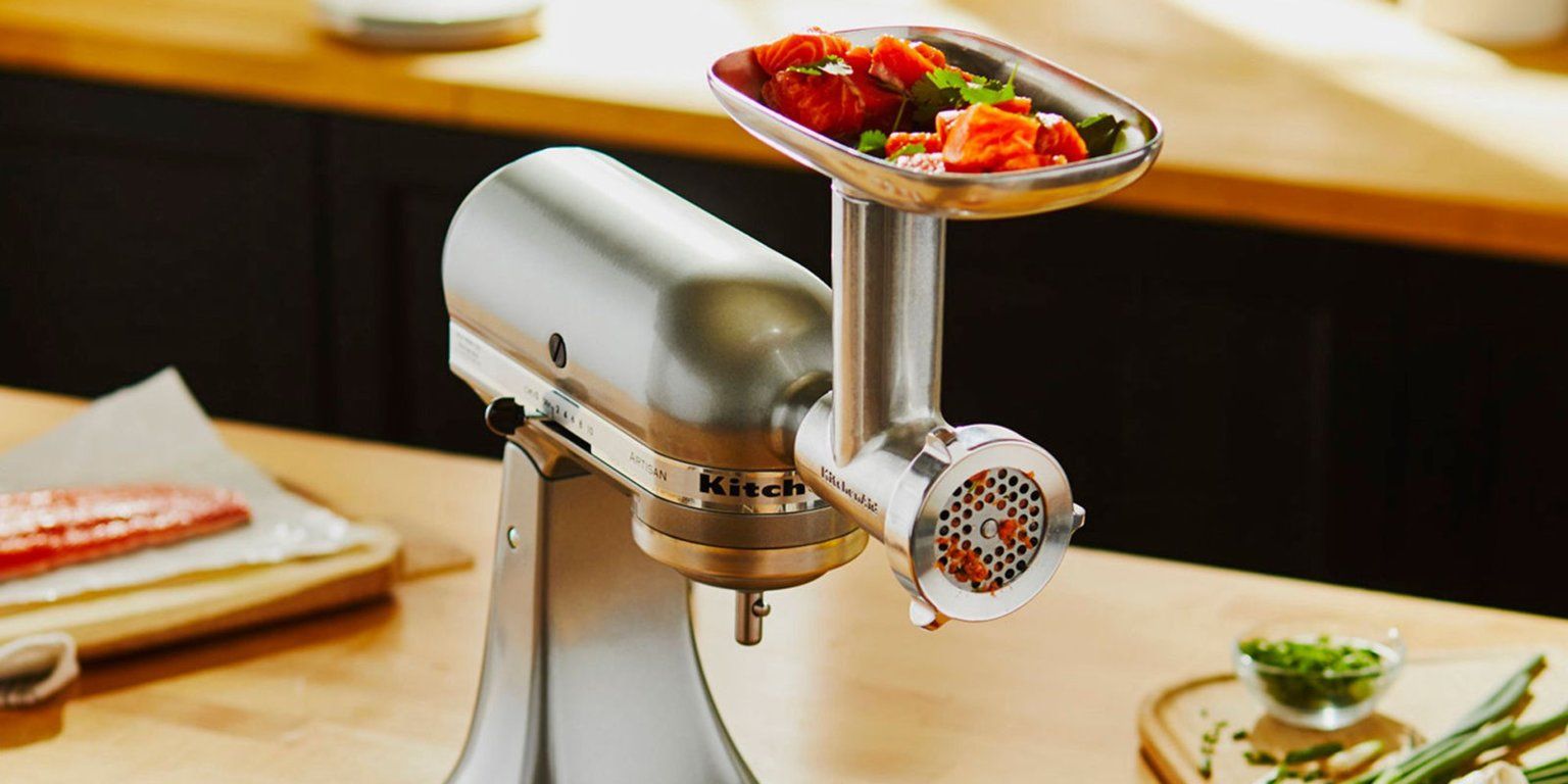 How To Use Meat Grinder On Kitchenaid Mixer