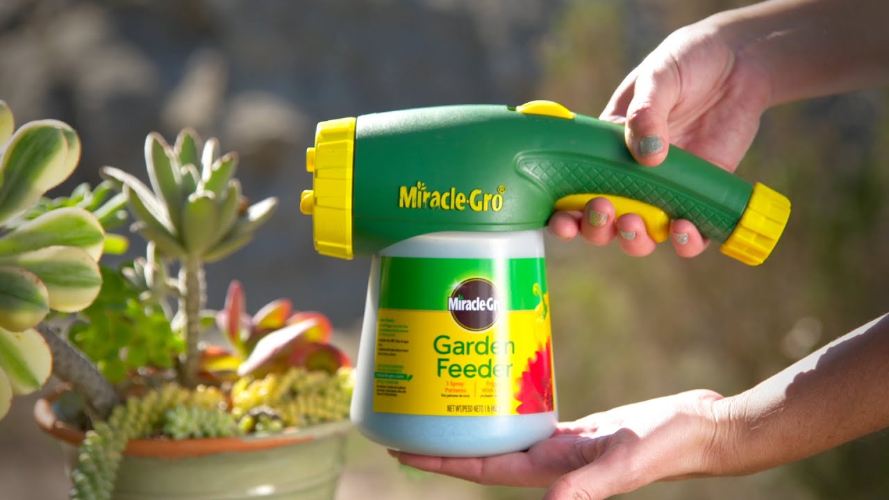 How To Use Miracle Gro Garden Feeder