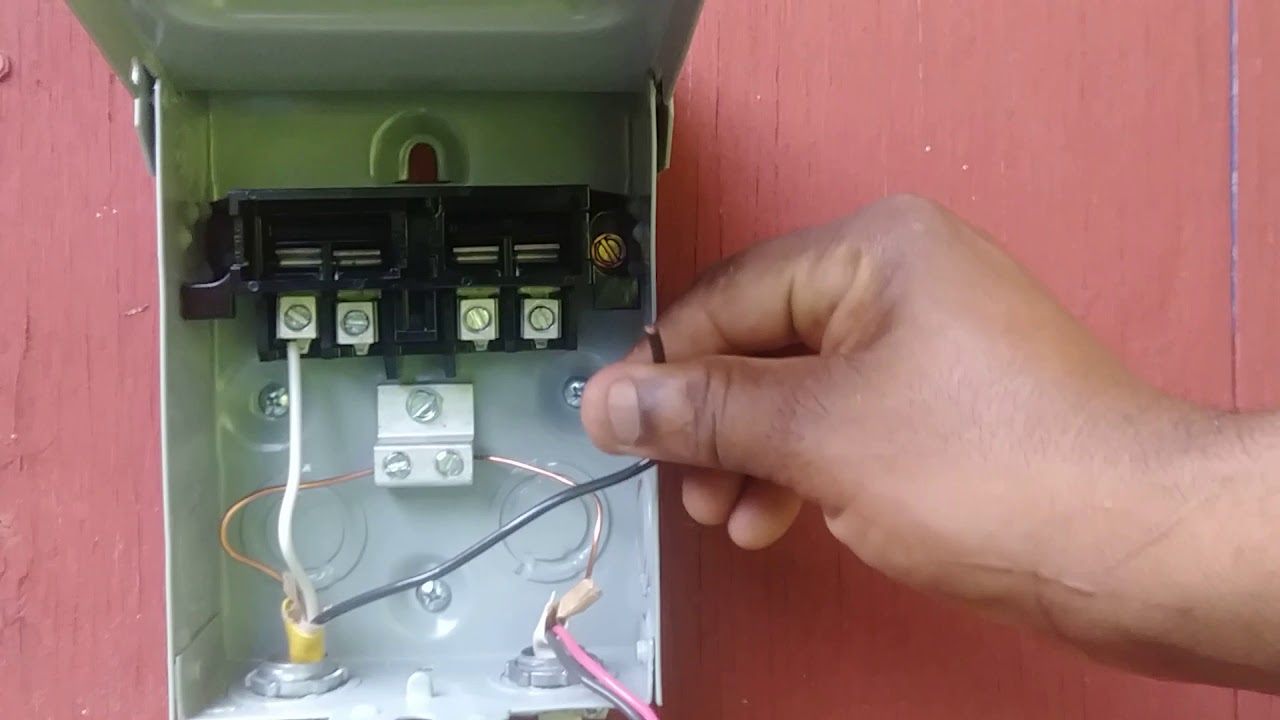 How To Wire An AC Disconnect