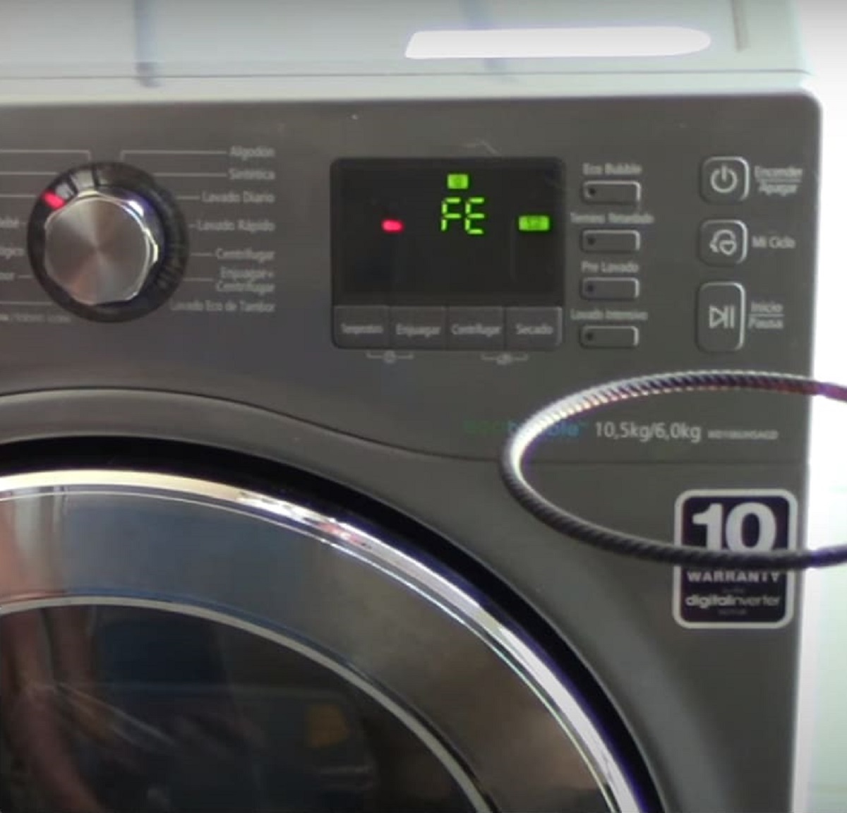 What Does FE Mean On LG Washer