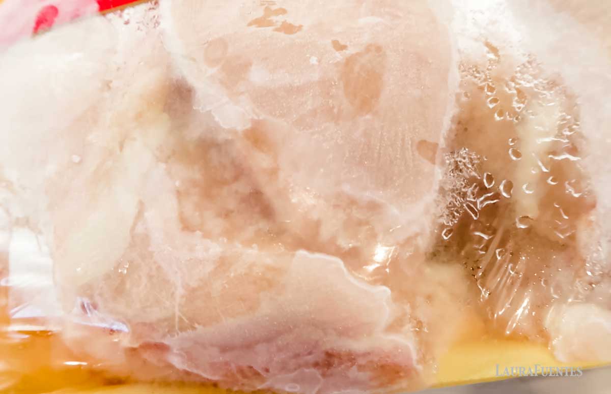 What Does Freezer Burned Chicken Look Like