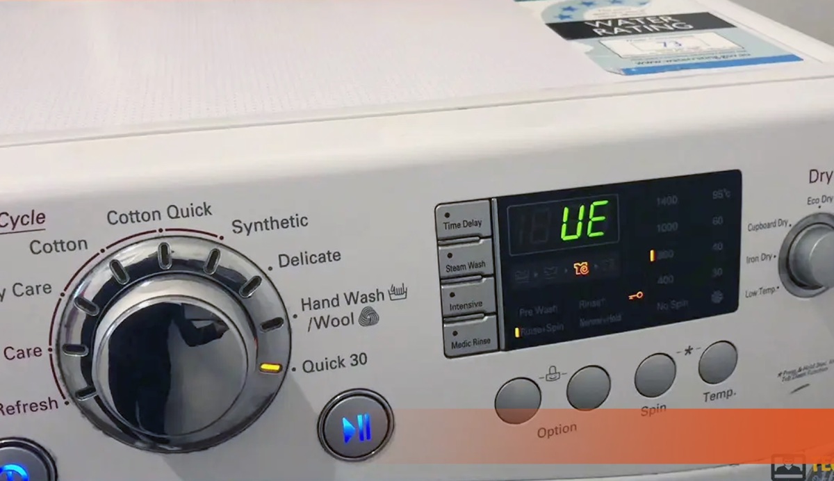 What Does Ue Mean On Samsung Washer