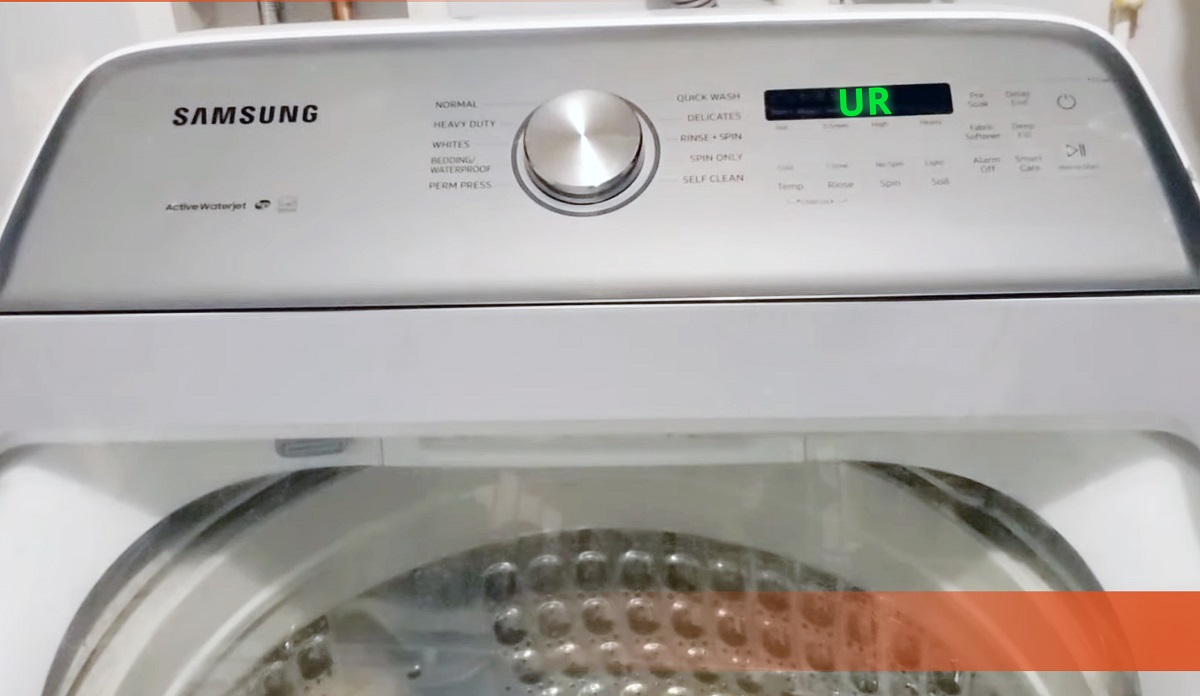 What Does Ur Mean On A Samsung Washer