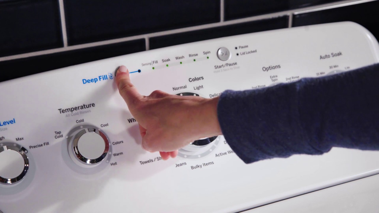 When To Use Deep Fill On Washer