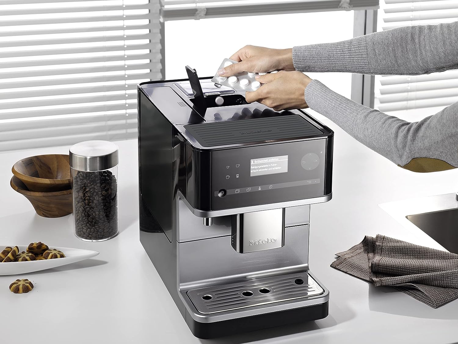 Where To Put Cleaning Tablet In Miele Coffee Machine