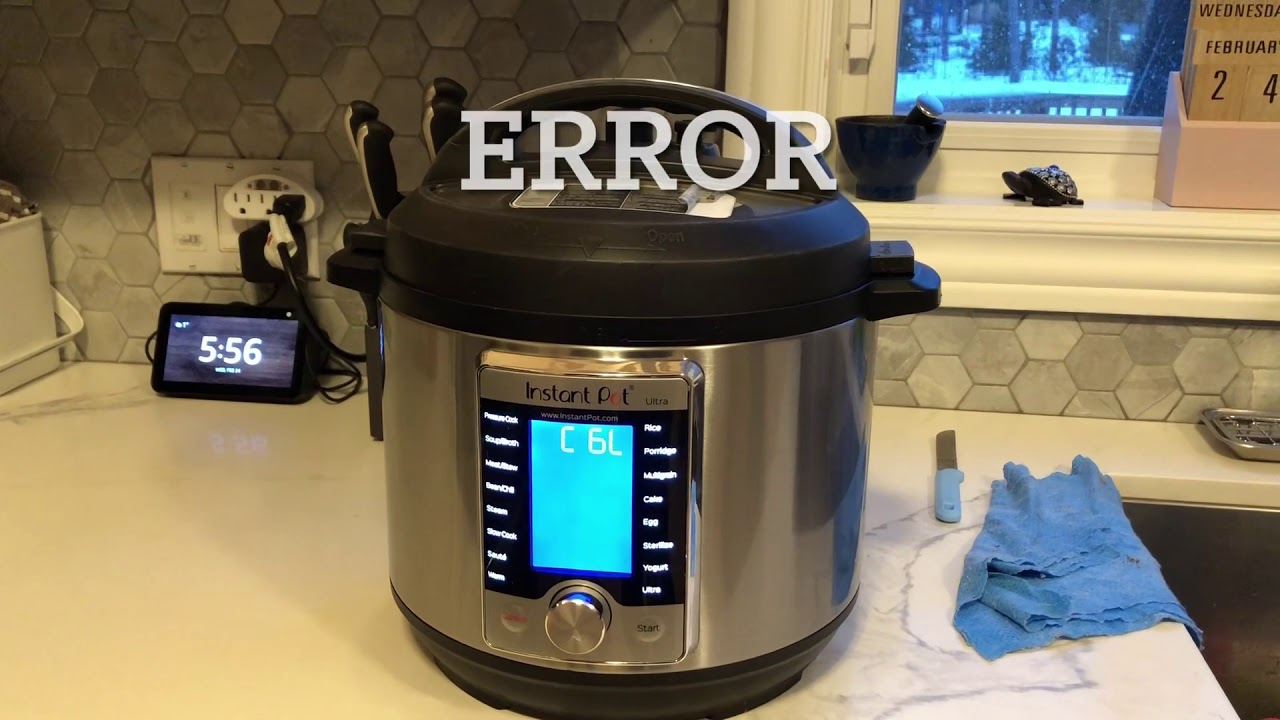 Why Does Electric Pressure Cooker Have Error