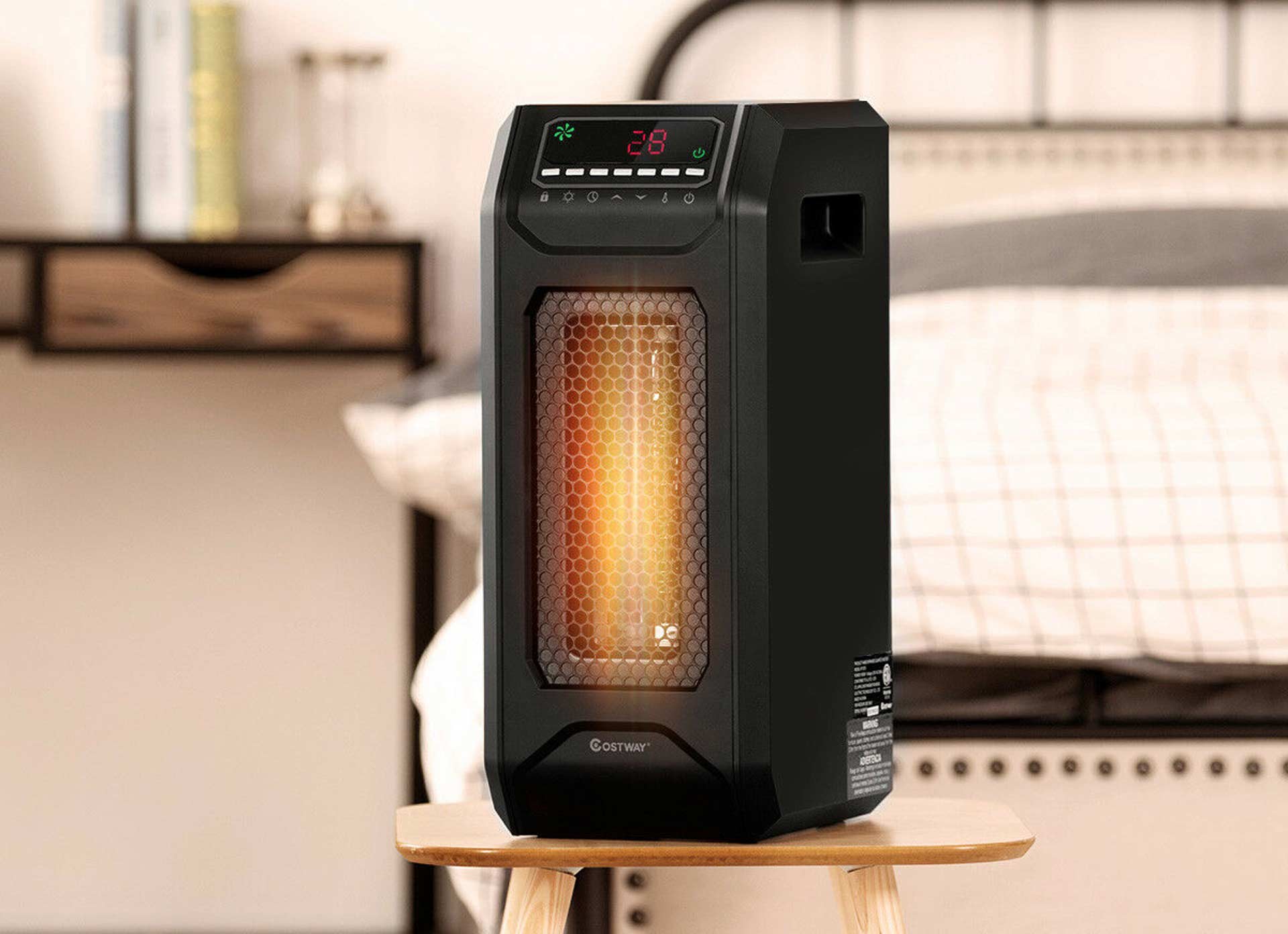  Dreo 24 Fast Quiet Oscillating Ceramic Space Heater with  Remote - 3 Modes, Overheating & Tip-Over Protection : Home & Kitchen
