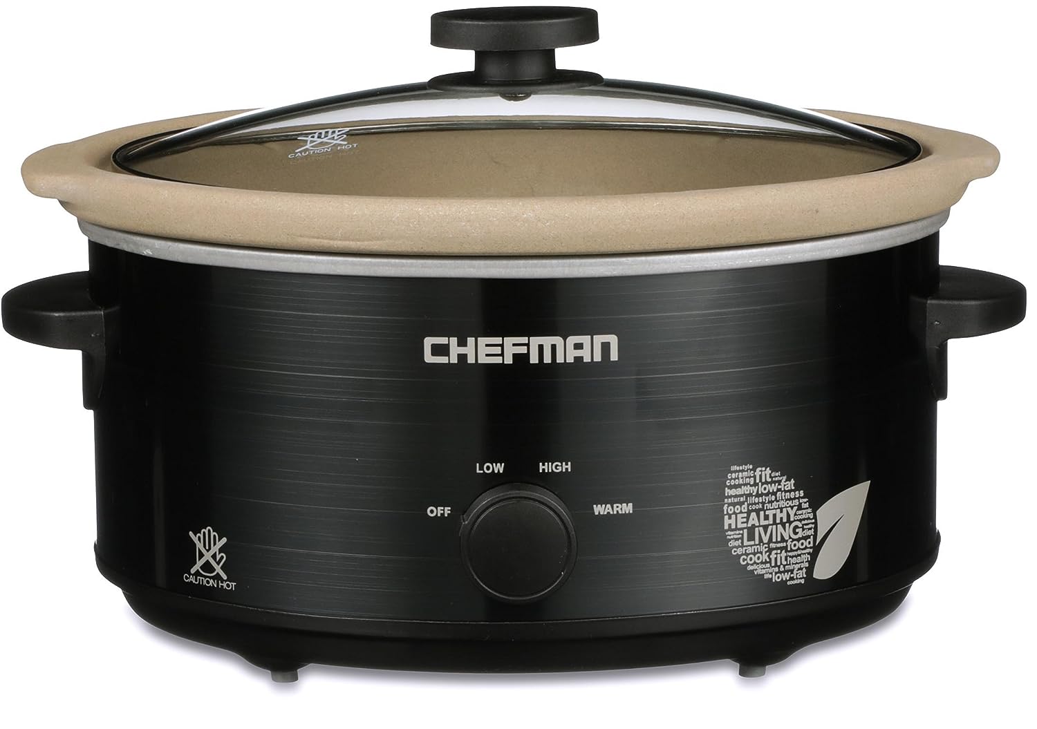 Chefman - 6 Quart Locking Lid Slow Cooker