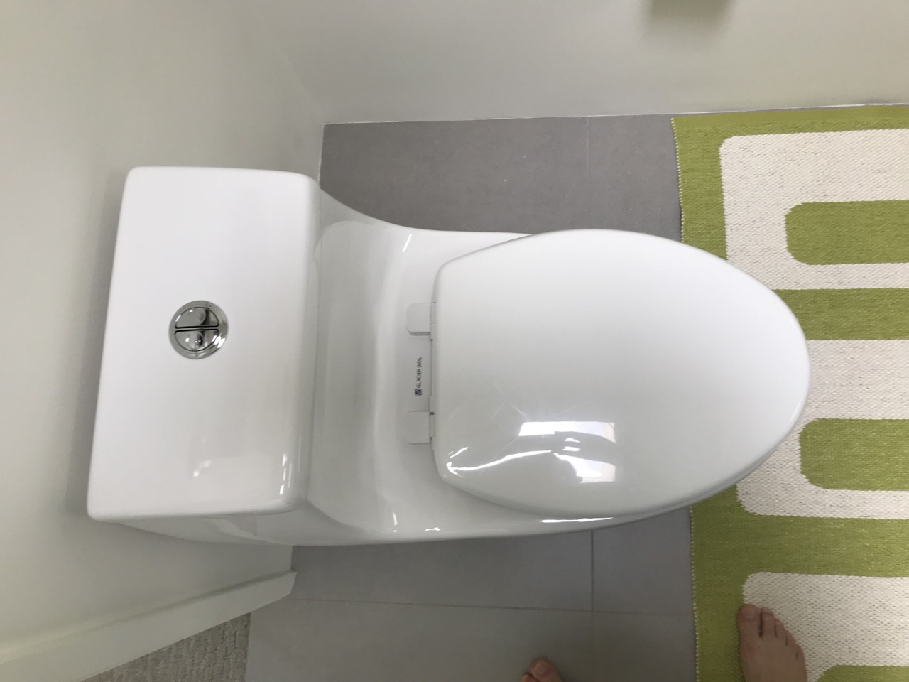 3 Pcs Water Tank Button Abs Toilet Replacement Parts Inside Push Flush Kit
