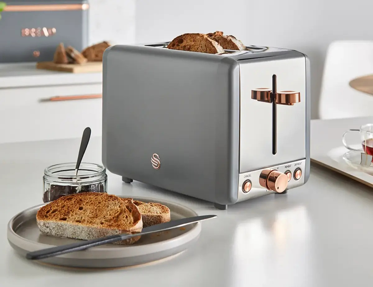  Mueller Retro Toaster 2 Slice with 7 Browning Levels