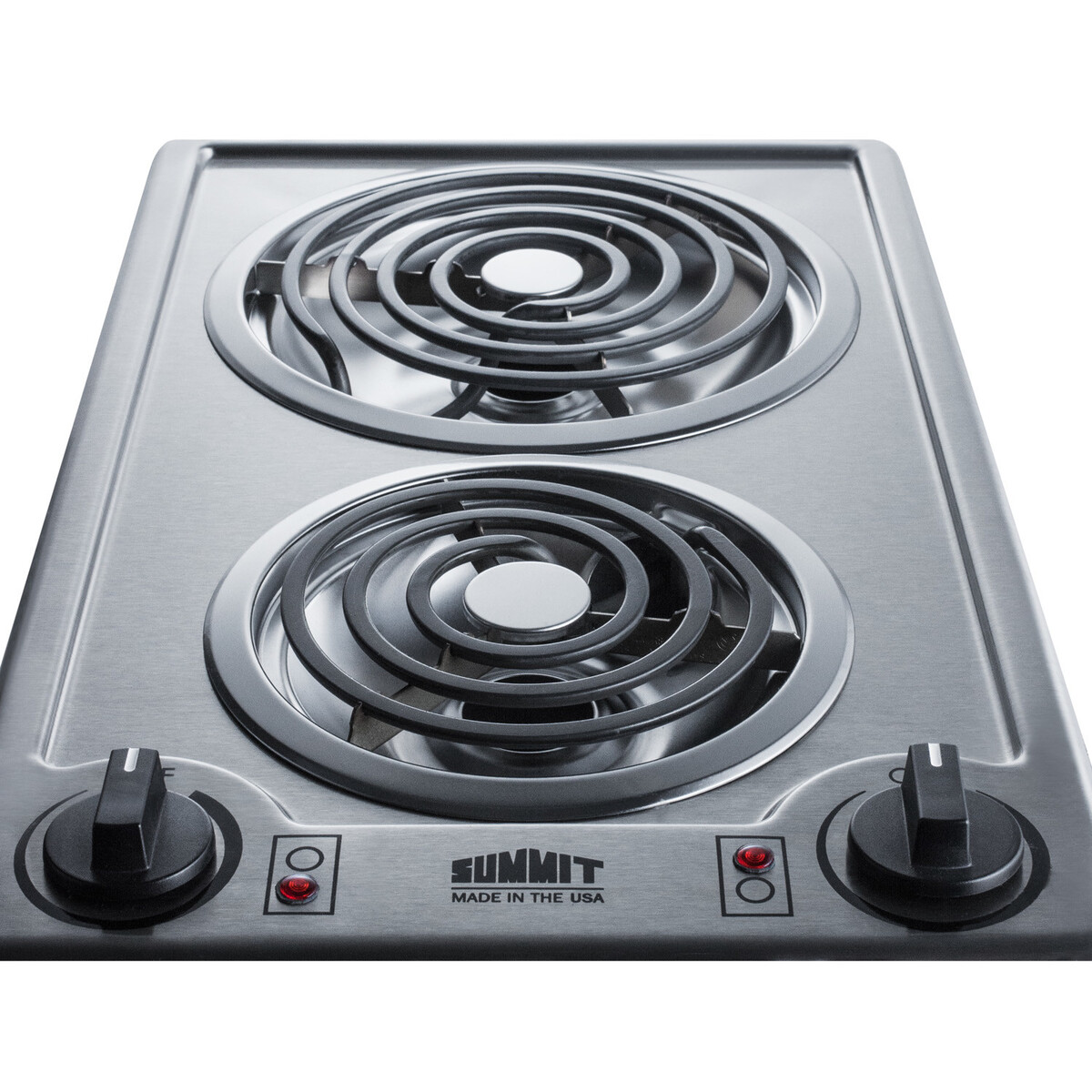 Cooksir Electric Cooktop with 2 Burner, 12''Built in Induction Stove with  Knob