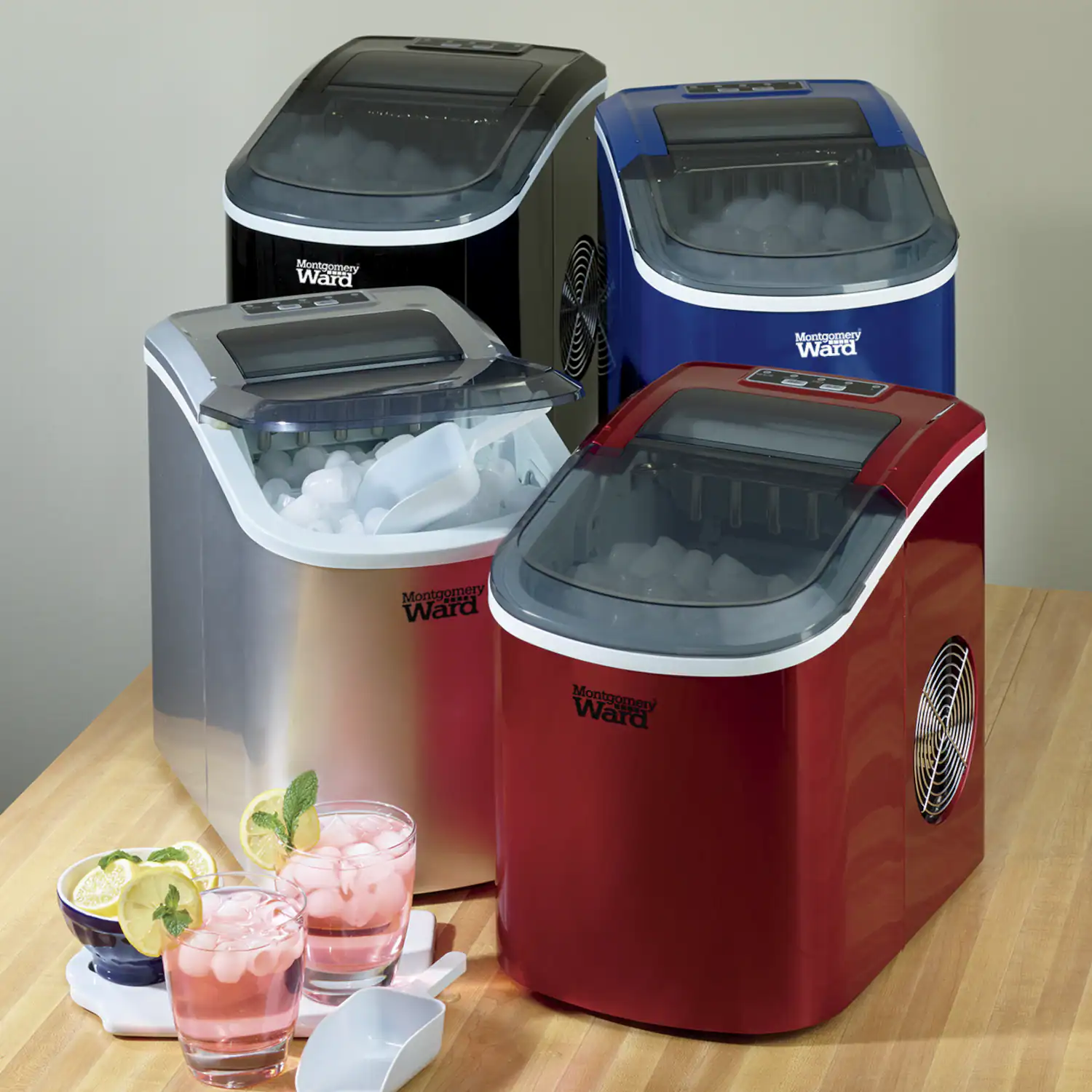 EUHOMY Ice Maker Machine Countertop, 27 lbs in 24 Hours, 9 Cubes Ready in 6  Mins (Sliver)