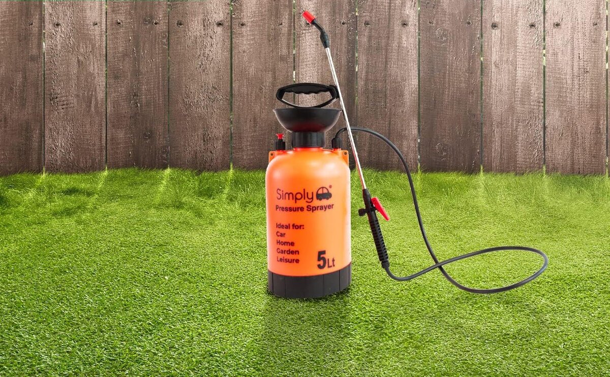 0.3 Gallon Manual Garden Sprayer, Portable for House Cleaning, Outdoor Car  Wash