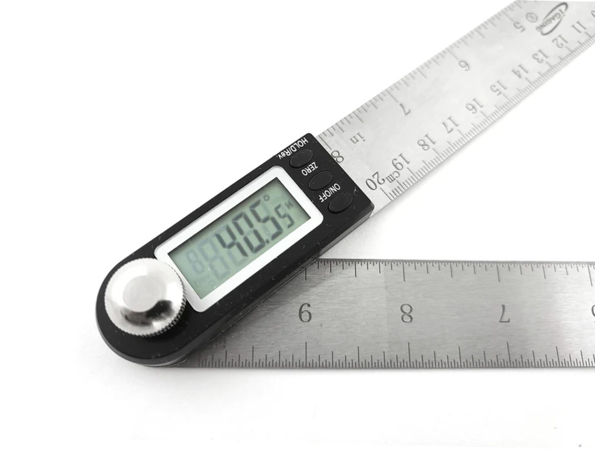 Calculated Industries 7455 AccuMASTER Digital Angle Finder Ruler, 7