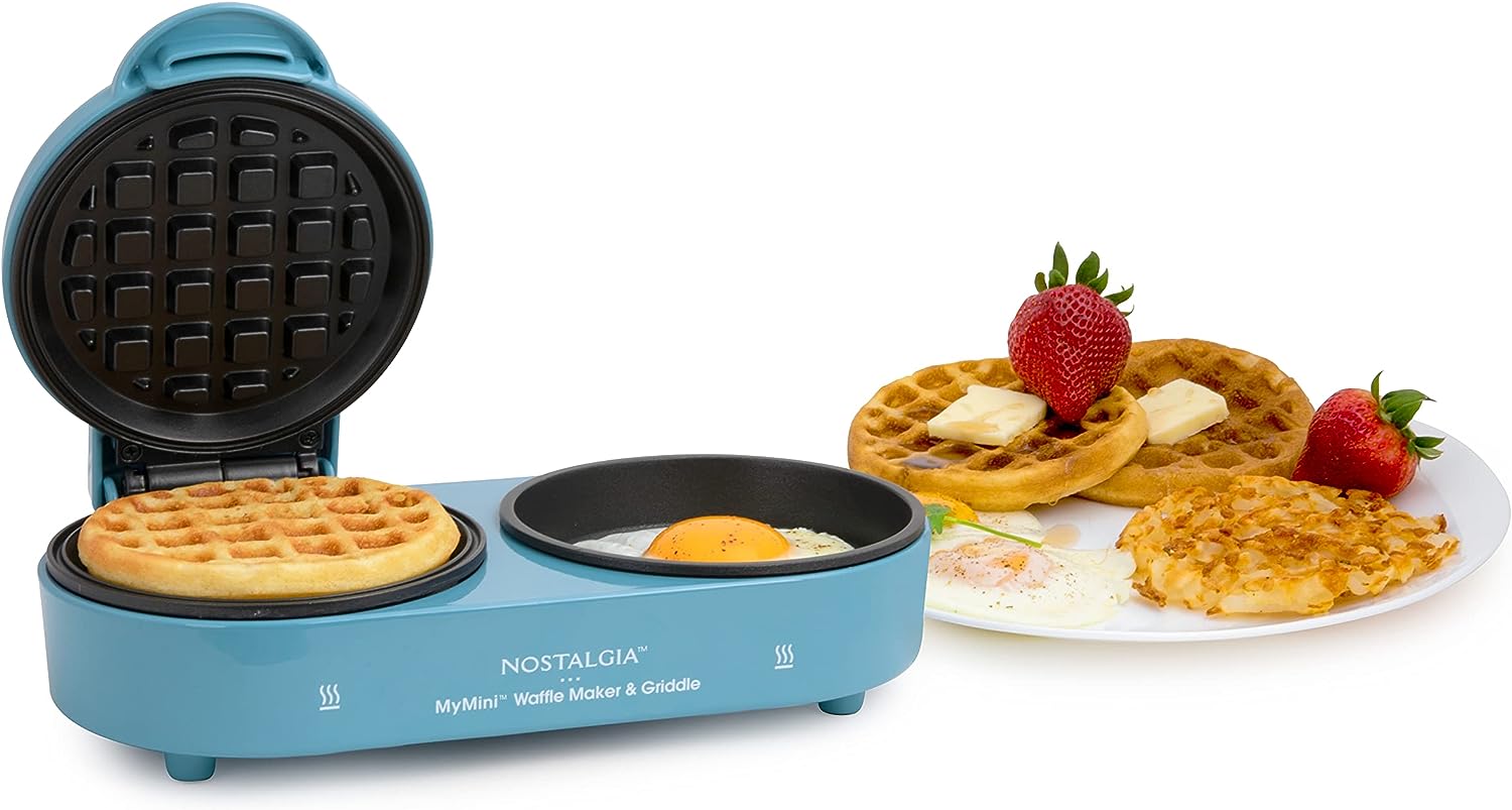 Commercial Electric Non-Stick Belgian Waffle Maker Iron For Breakfast  Sandwiches