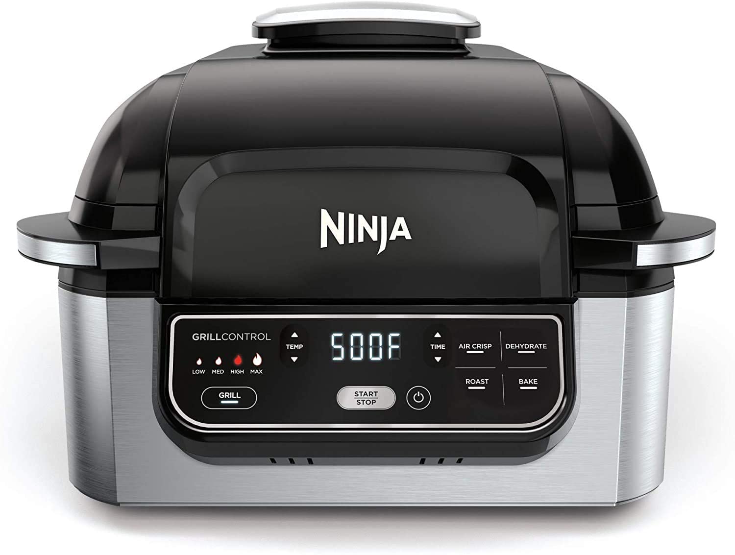 Ninja Foodi 9-in-1 Pressure Cooker and Air Fryer with Nesting Broil Rack, 5  Quart, Stainless Steel