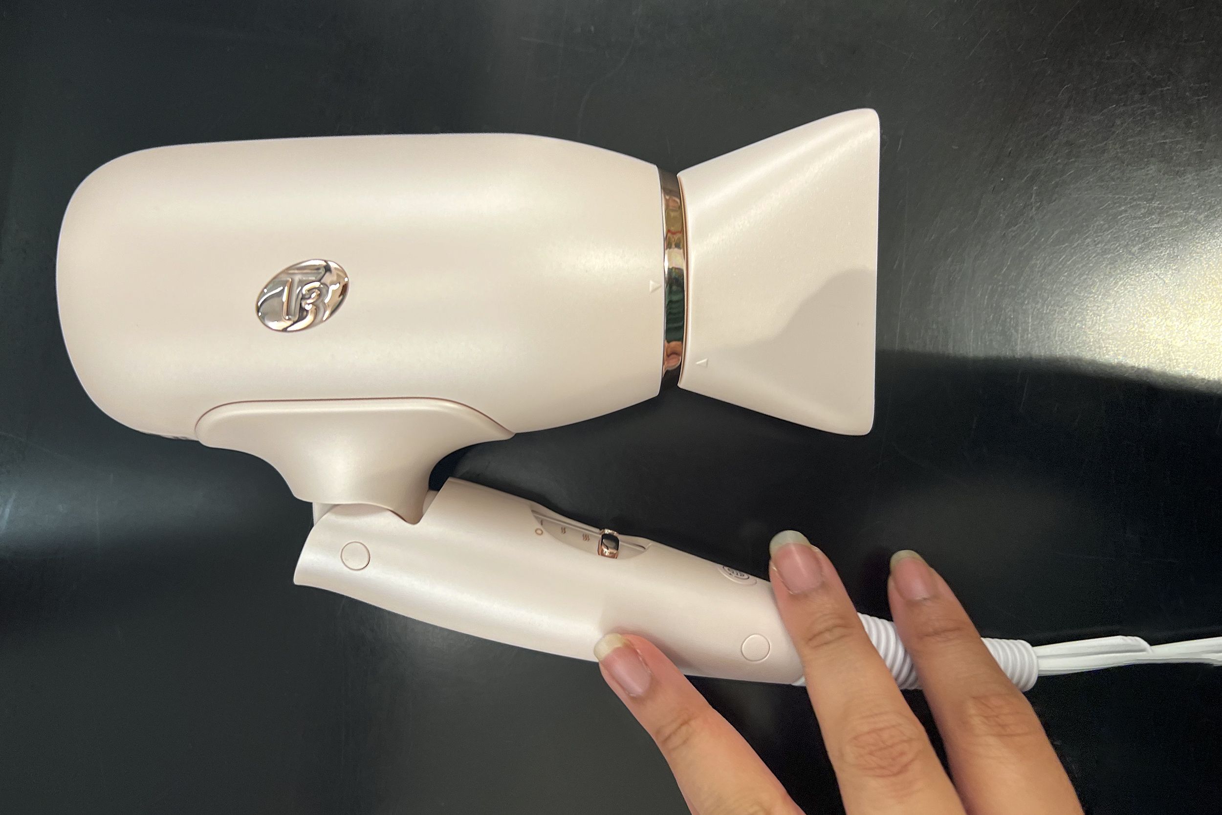Compact Folding Hair Dryer - Featherweight - Soft Pink