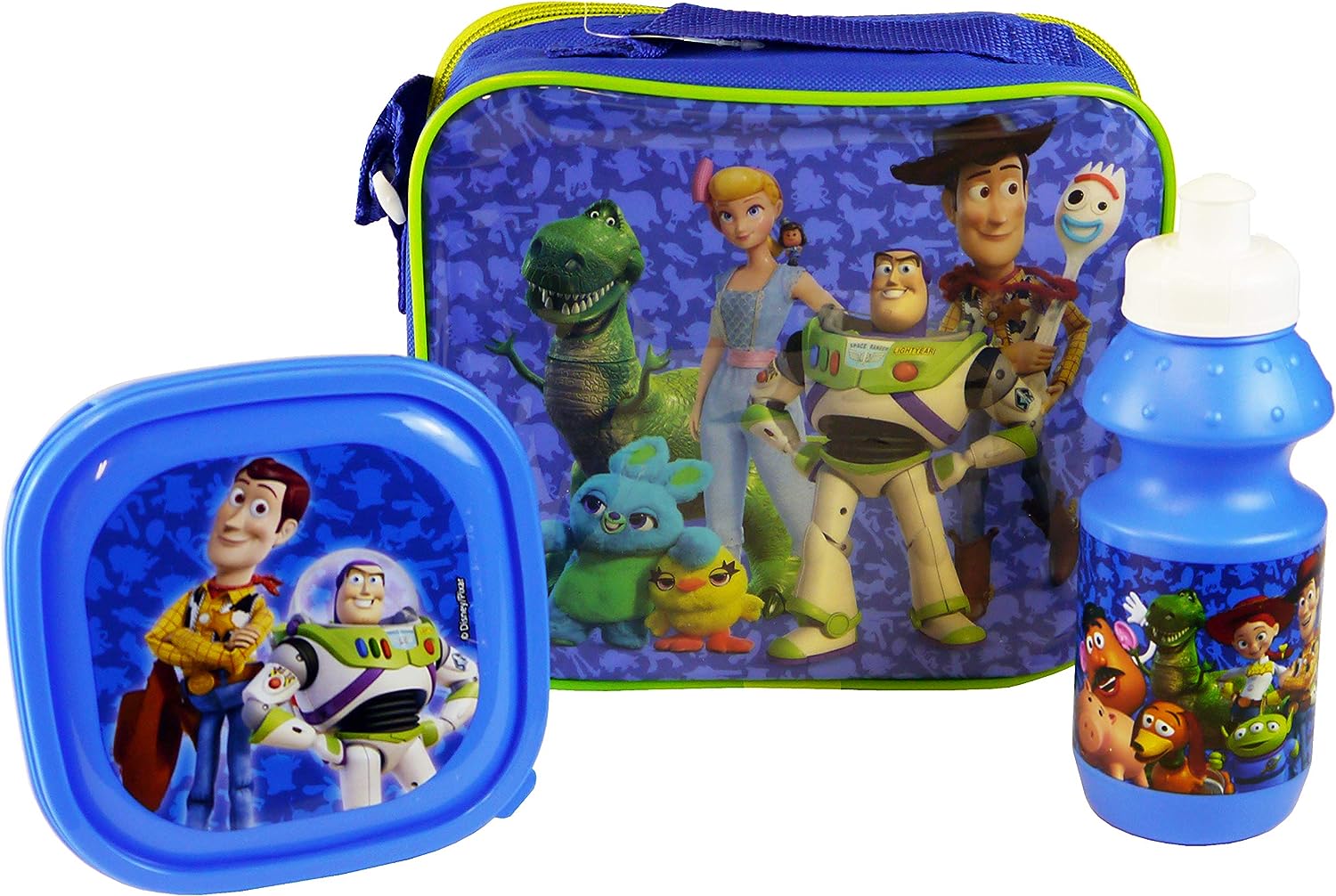 Fast Forward Toy Story Lunch Box for Toddlers Set - Buzz Lightyear Lunch Box, Water Pouch, Stickers, More | Lightyear Lunch Bag