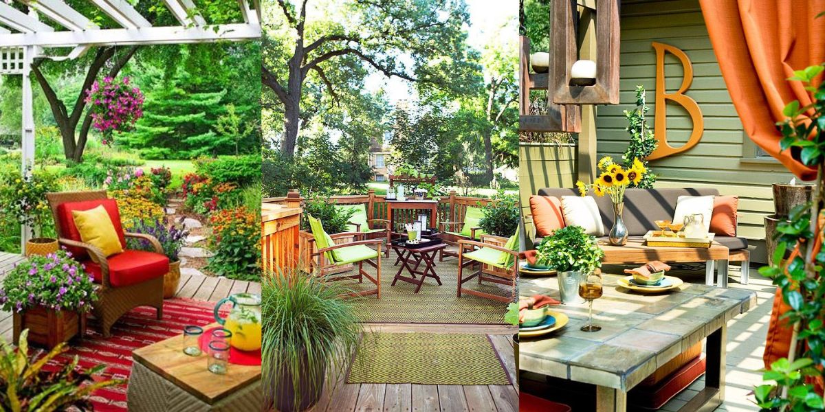 20 Colorful Backyard Decor Ideas To Refresh Your Porch Or Patio